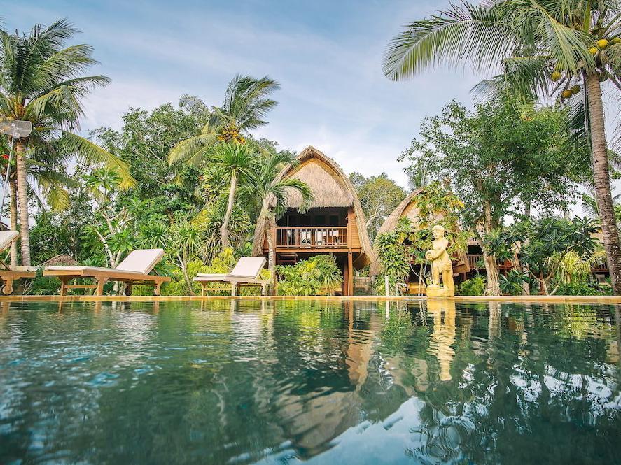 Sukanusa Luxury Huts Lembongan Exterior foto
